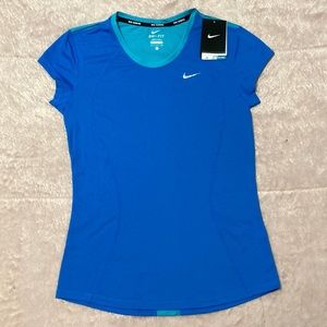 NIKE Blue Running Shirt, Sz S